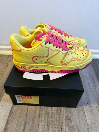 MSCHF Super Normal 2 Yellow Pink Limited Edition Sneakers – Size 9