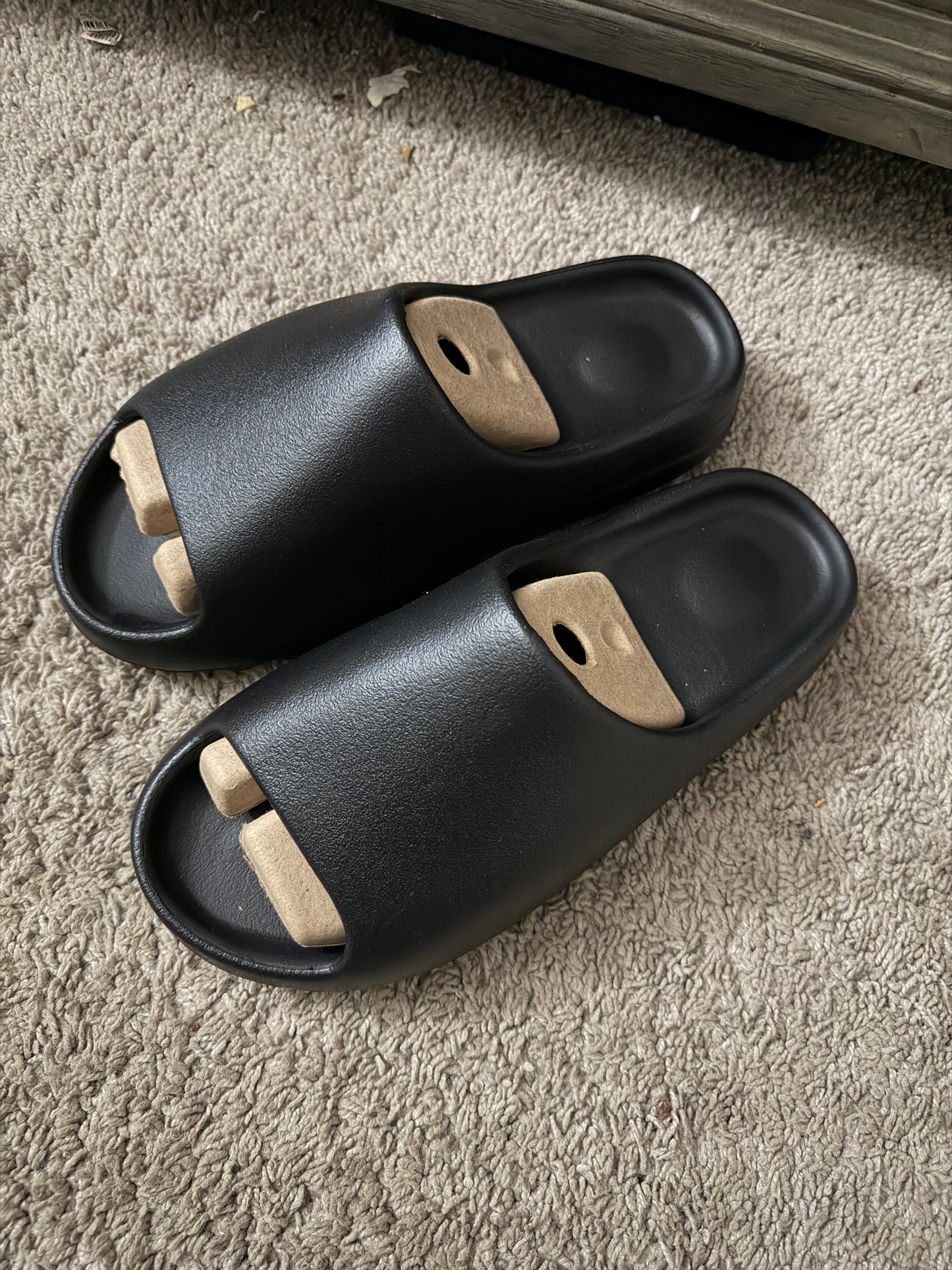 YZY YS-01 Black Slides – Size 12 | Brand New | Minimalist Comfort Slip-On Sandals
