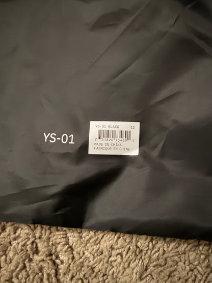 YZY YS-01 Black Slides – Size 12 | Brand New | Minimalist Comfort Slip-On Sandals